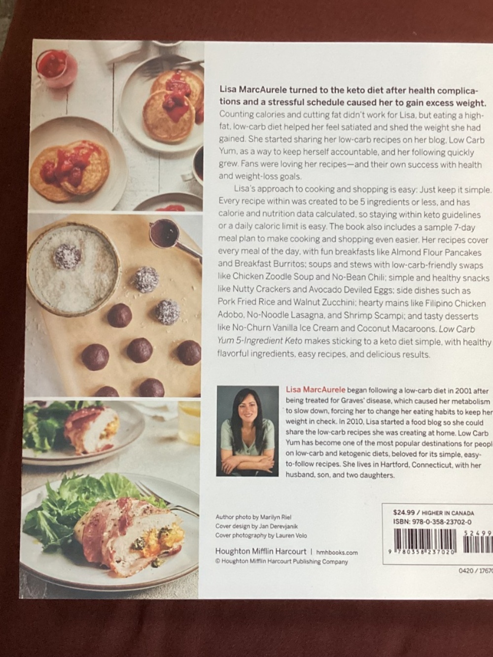 Low Carb Yum 5-Ingredient Keto Cookbook by Lisa MarcAurele New - Picture 3 of 4